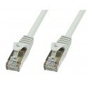 Cavo Patch per Reti LAN Cat.6 30cm Bianco