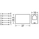 Adattatore RJ45 F/F 8 Poli Cross.