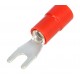 Terminale a Forcella Preisolato 3,2 mm - Colore Rosso 