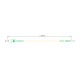 Cavo Cablato per Fibra Ottica LC-SC Lunghezza 1 mt