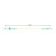 Cavo Cablato per Fibra Ottica LC-SC Lunghezza 3 mt