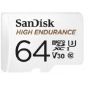 SanDisk 64 GB microSD UHS‑I / V30 – Scheda memoria resistente per Dash Cam, Sorveglianza & 4K