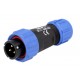 Connettore Maschio Volante 3 Pin IP68 SP13