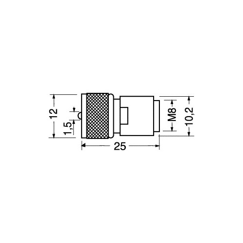 ADATTATORE DA SPINA FME A SPINA MINI UHF