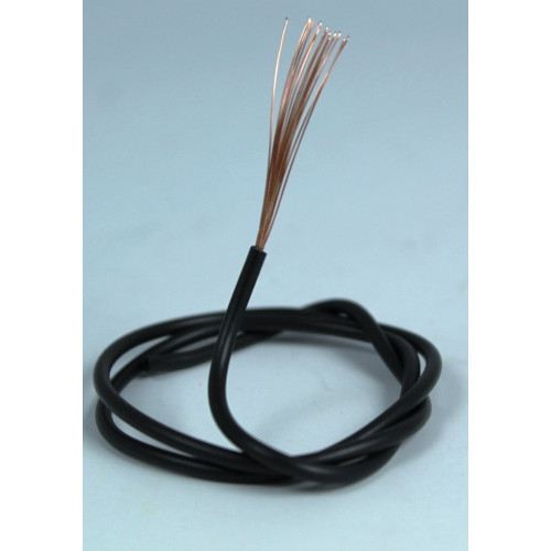 FILO ELETTRICO PER CABLAGGIO 1x0,50 MMQ - NERO