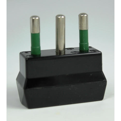 SPINA RIDUZIONE DA 2x16A + TERRA A PRESA BISTANDARD 10/16A + TERRA