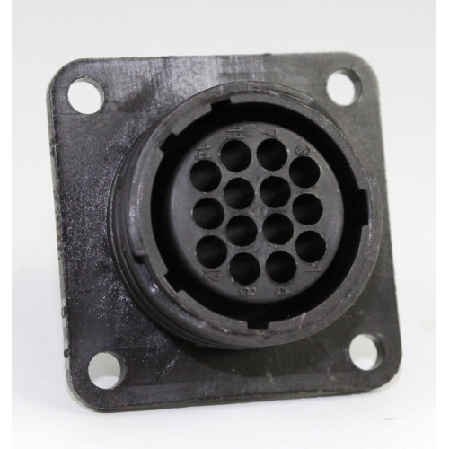 CONNETTORE FEMMINA DA PANNELLO 14 POLI CPC 1 AMP REVERSE  