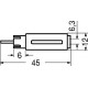 ADATTATORE DA SPINA RCA A PRESA 6,3 MONO