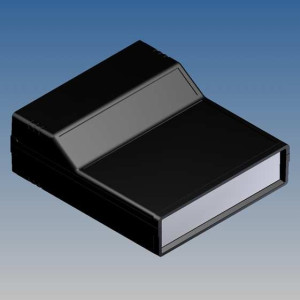 CONTENITORE IN PLASTICA A PULPITO 17X15X6 COLORE NERO 2