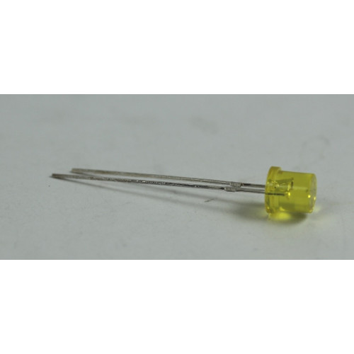 LED GIALLO  PIATTO  A FASCIO DIFFUSO Ø 5 MM