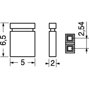 PONTICELLO DI CORTO CIRCUITO - JUMPER PER STRIP LINE CHIUSO 2