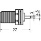 CONN.COAX N FEMM. VOL. 5,0MM 50 OHM