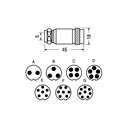 SPINE SCHERMATE PER MICROFONO - 8 POLI
