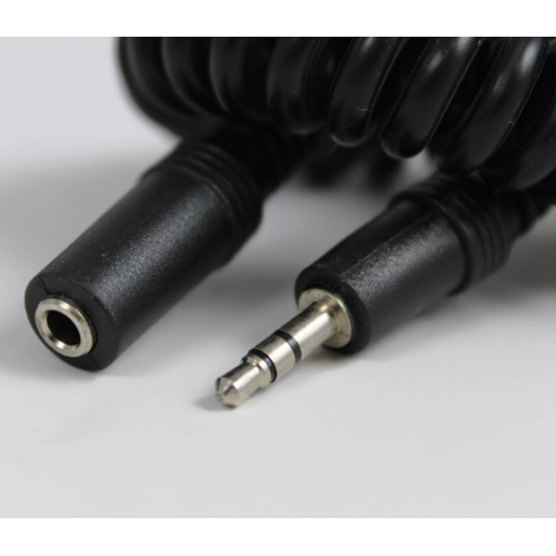 CAVO INTESTATO ESTENSIBILE  3,5MM MASCHIO / 3,5MM FEMMINA- STEREO - LUNGHEZZA 2,5 METRI