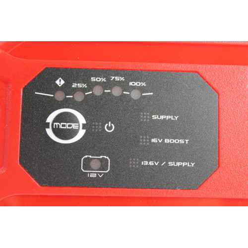 CARICABATTERIE PER BATTERIE AL PIOMBO 12V CON CAPACITA' COMPRESA TRA 14A/H E 150A/H