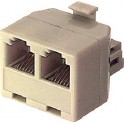 adattatore rj45 maschio-femmina-femmina