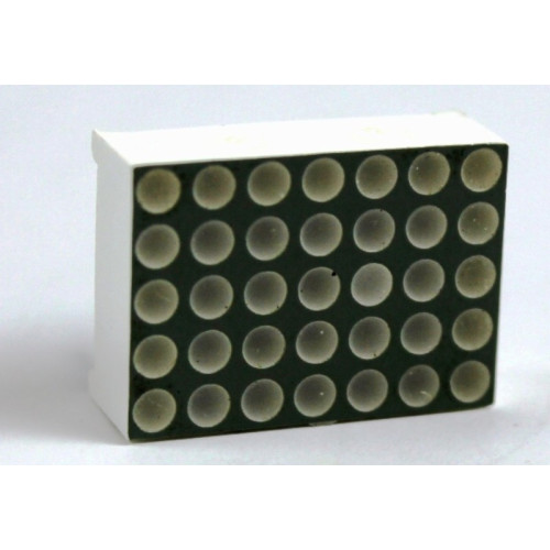 DISPLAY A MATRICE 35 PUNTI - CATODO COMUNE - 17,5 X 12,5MM