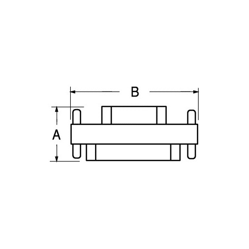 ADATTATORE  MINIATURIZZATO PER CONNETTORI A VASCHETTA