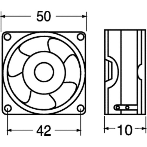 VENTILATORE ASSIALE 12V 50x50x12