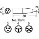 SPINE VOLANTI MINIATURA PER MICROFONO - 3 POLI