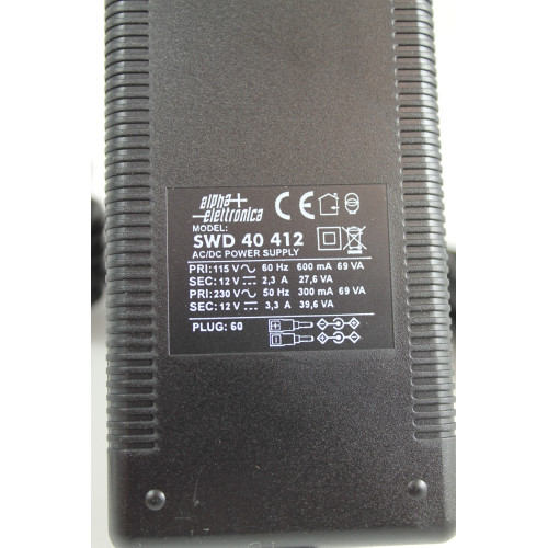 ALIMENTATORE STABILIZZATO 12VCC 3,3A 40W SWITCHING 