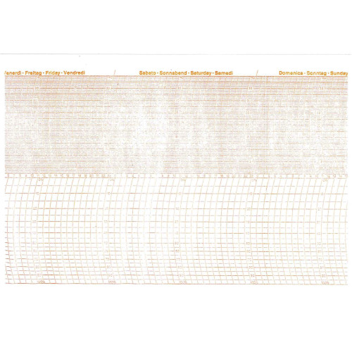 CONFEZIONE 12 ROTOLI DI CARTA DIAGRAMMALE MENSILE PER TERMOIGROGRAFO S1-1750-1QM
