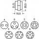 SPINE SCHERMATE PER MICROFONO- 4 POLI