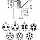 PRESE SCHERMATE PER MICROFONO - 4 POLI