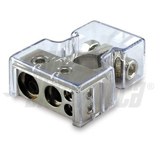 MORSETTO PER BATTERIE CON 4 USCITE POLO NEGATIVA