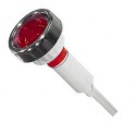 segnalatore luminoso a lampadina  12v colore rosso