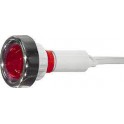 segnalatore luminoso a lampadina rosso 24V