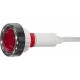 Segnalatore Luminoso con Lampadina ad Incandescenza 24V colore Rosso 