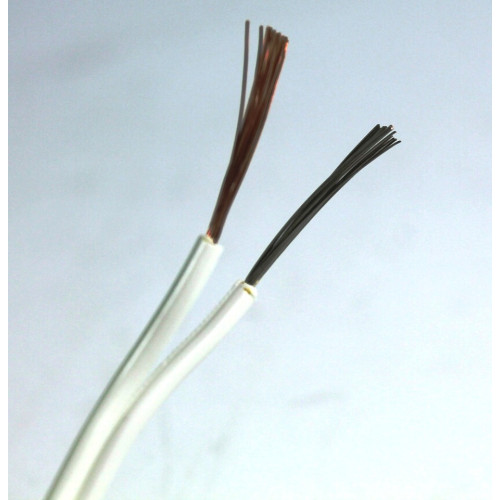 PIATTINA 2X0,75MMQ COLORE BIANCO