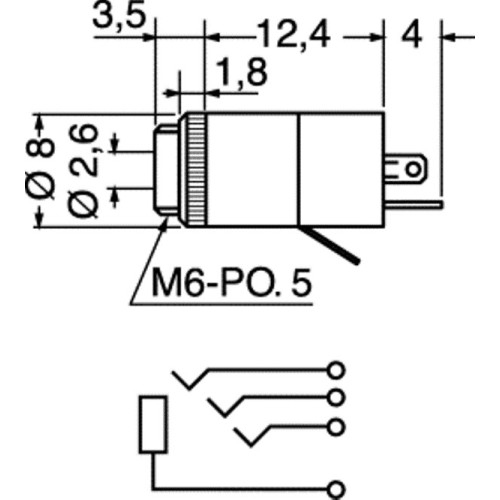 PRESA DA PANNELLO 2,5 MM 4 POLI