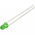 Led a fascio diffuso 3 mm colore verde.