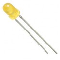 Led a fascio diffuso 3 mm colore giallo.