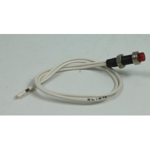 SEGNALATORE LUMINOSO 12 V  100MA - COLORE  ROSSO 2