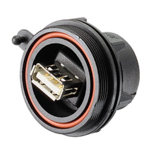 PRESA PASSAPARATIA USB 4 POLI GRADO DI PROTEZIONE IP68