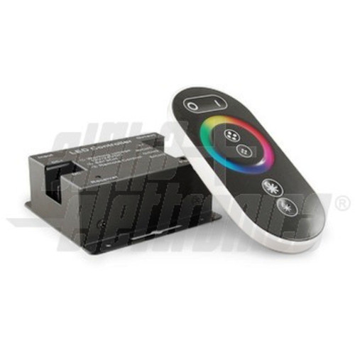 CONTROLLER RGB 12/24Vdc CON TELECOMANDO 8A/CHecomando touch