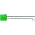 led verde 5mm testa Piatta