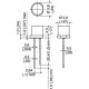 LED GIALLO  PIATTO  A FASCIO DIFFUSO Ø 5 MM