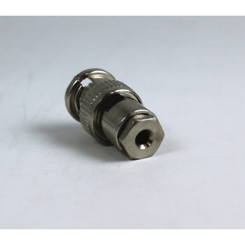 CONNETTORE COASSIALE BNC MASCHIO VOLANTE - 50 OHM 2,6MM