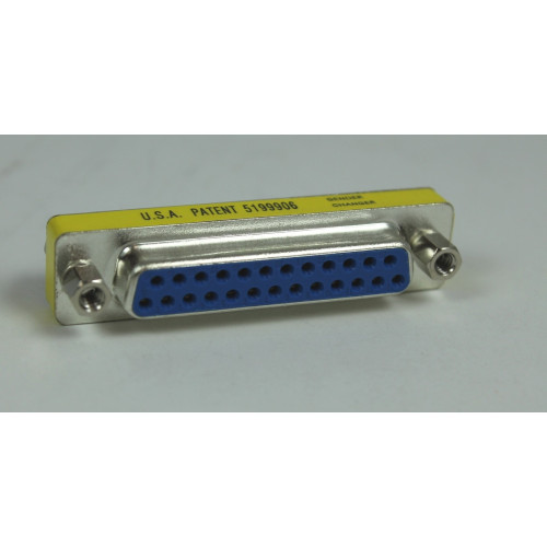 ADATTATORE DB 25 POLI FEMMINA/FEMMINA