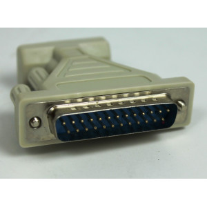 ADATTATORE SUB-D 9 POLI FEMMINA / 25 POLI MASCHIO