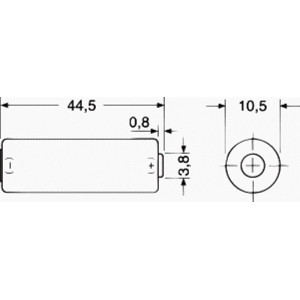 Pila Ministilo 1,5V Alcalina Size AAA Duracell Serie Industrial 2