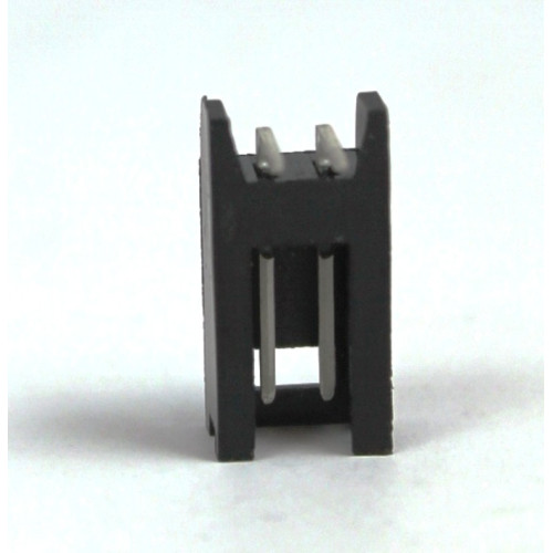CONNETTORE SIL MASCHIO DA CIRCUITO STAMPATO 90° 2 POLI - AMP MODU II 280377-1                          