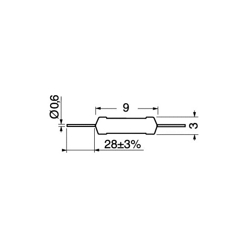 RESISTENZA 0,5W 1 KOHM 5%
