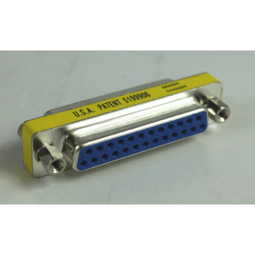 ADATTATORE  SUB-D 25 POLI FEMMINA/FEMMINA