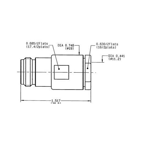 CONNETTORE COAX N FEMMINA VOLANTE UG95A/U