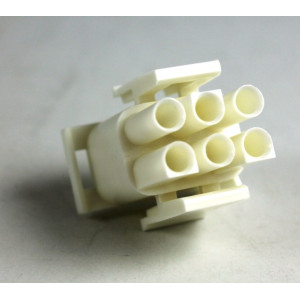 CONNETTORE MASCHIO VOLANTE 6 POLI MARCA AMP SERIE MATE-N-LOK MATE N LOK AMP